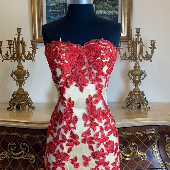 Meier Collection formal embroidery pageant prom dress - Picture 3 of 6